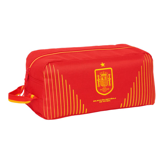 Range-Chaussures de Voyage RFEF Rouge 34 x 15 x 18 cm