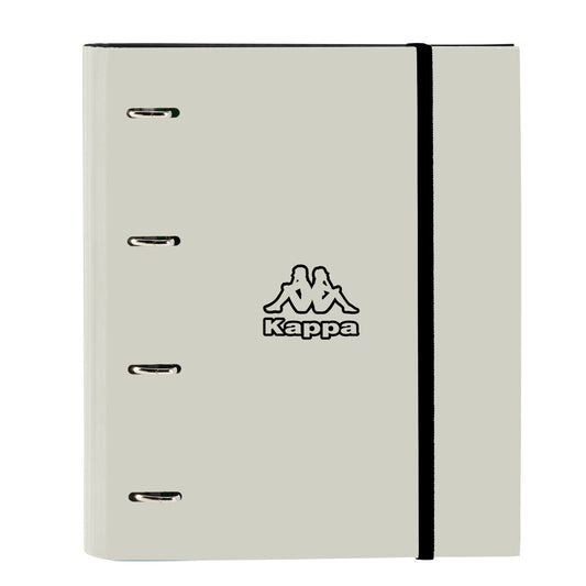 Reliure à anneaux Kappa Grey Noir Gris 27 x 32 x 3.5 cm