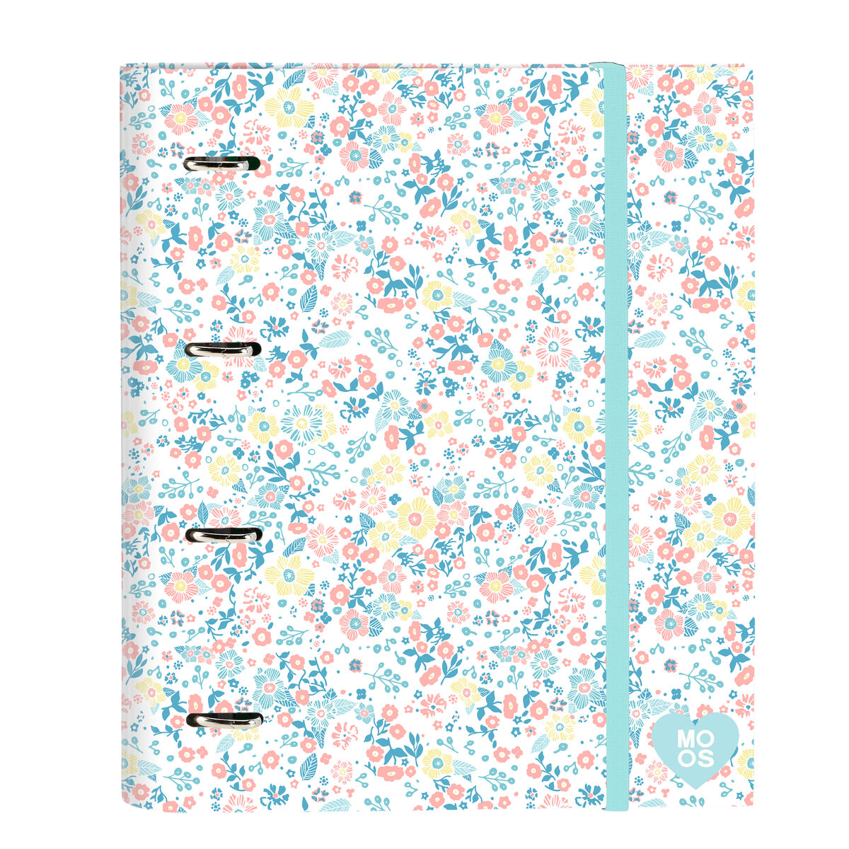 Reliure à anneaux Moos Fiori Multicouleur 27 x 32 x 3.5 cm