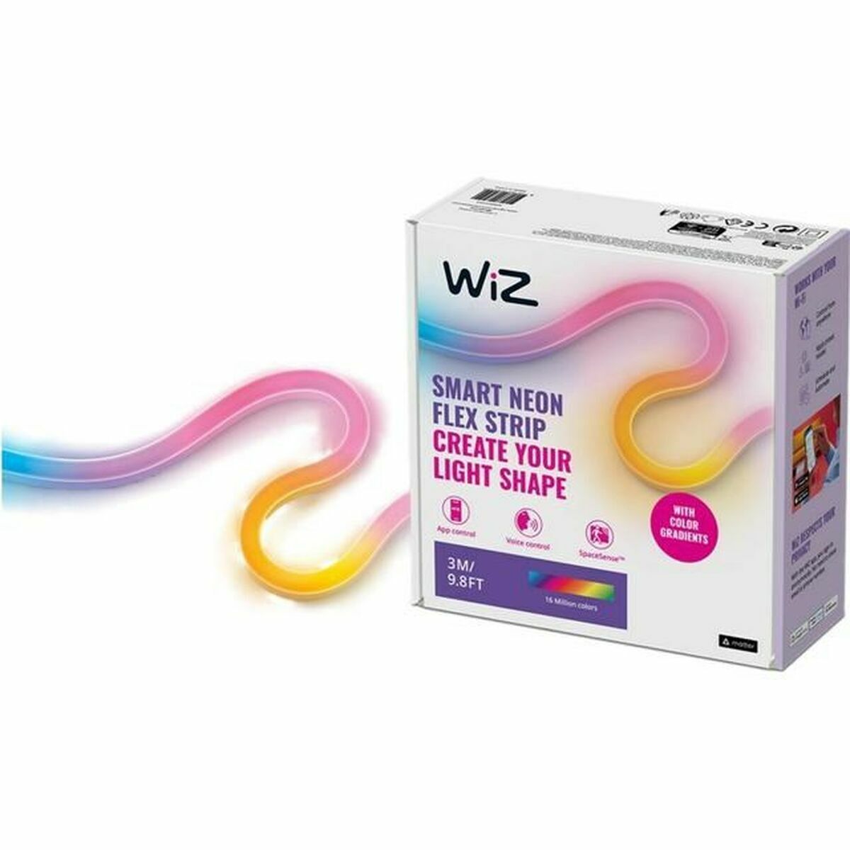 Ruban néon Wiz 3 m Blanc