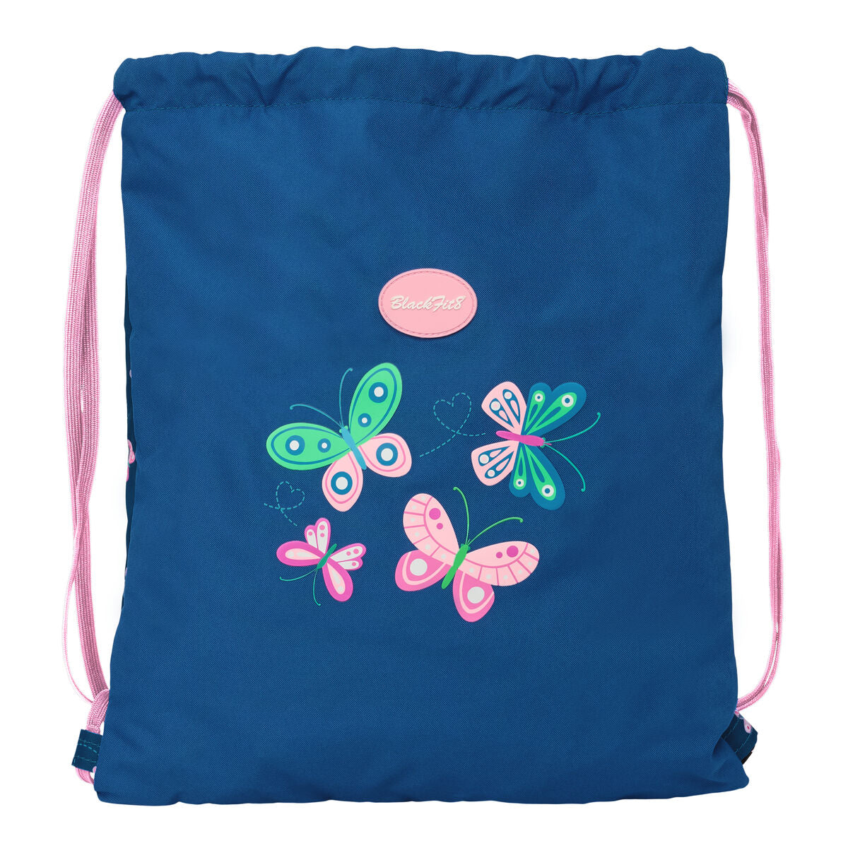 Sac à dos serré par des ficelles BlackFit8 Mariposas Multicouleur 35 x 40 x 1 cm