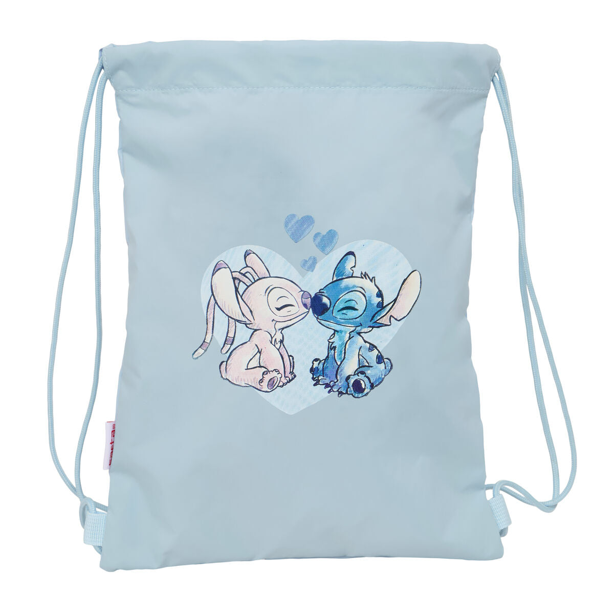 Sac à dos serré par des ficelles Lilo & Stitch Bleu 26 x 34 x 1 cm
