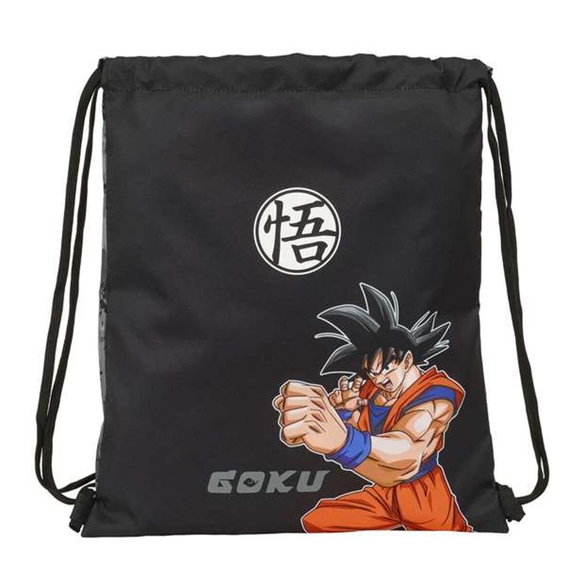 Sac à dos serré par des ficelles Safta 35 x 40 x 1 cm Noir
