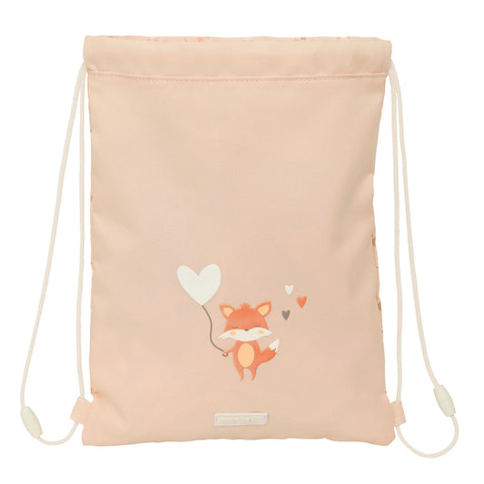 Sac à dos serré par des ficelles Safta Flores 26 x 34 x 1 cm