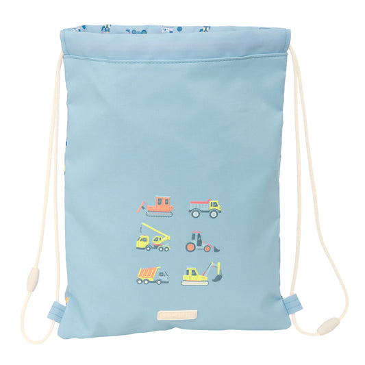 Sac à dos serré par des ficelles Safta Gruas 26 x 34 x 1 cm