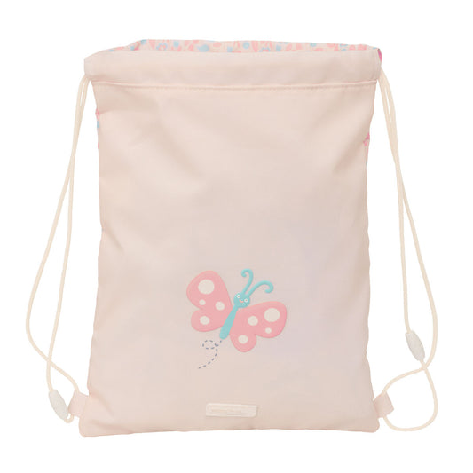 Sac à dos serré par des ficelles Safta Mariposa 26 x 34 x 1 cm