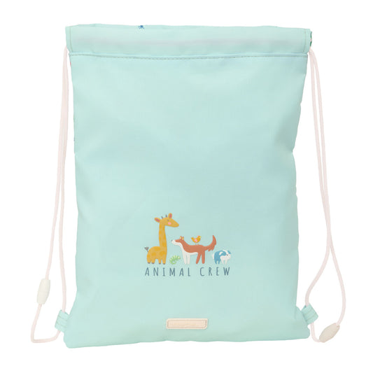 Sac à dos serré par des ficelles Safta Pandi Bleu 26 x 34 x 1 cm