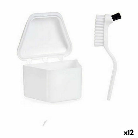 Set pour Dentiers Berilo Blanc polypropylène (12 Unités)