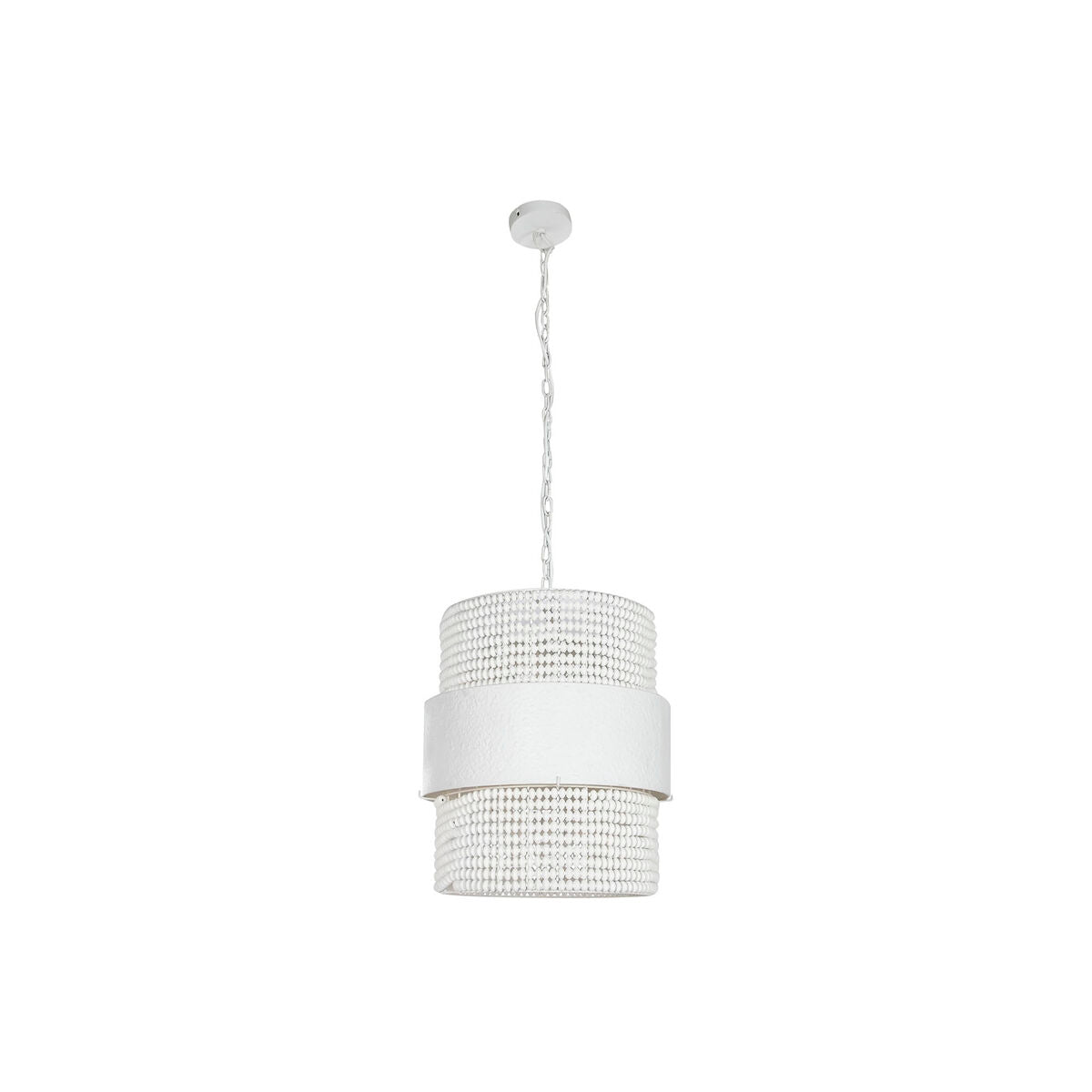 Suspension Home ESPRIT Blanc Bois Métal Fer 50 W 51 x 60 x 69 cm