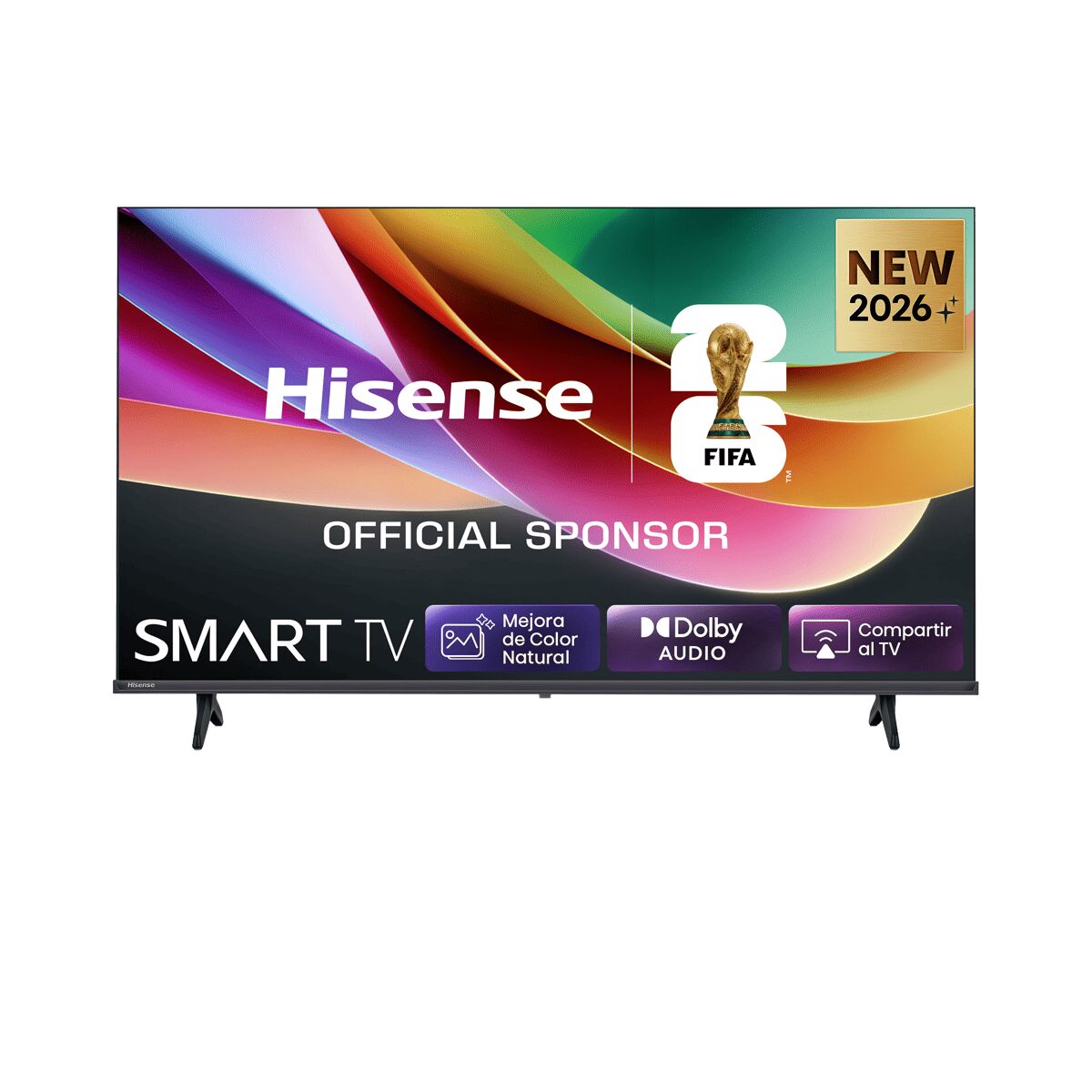 TV intelligente Hisense 32A4S HD 32" DLED HDR 60 Hz D-LED HDR10 VA Wi-Fi DTS HbbTV HbbTV 2.0.2 Hybrid Log-Gamma (HLG) HbbTV 2.0