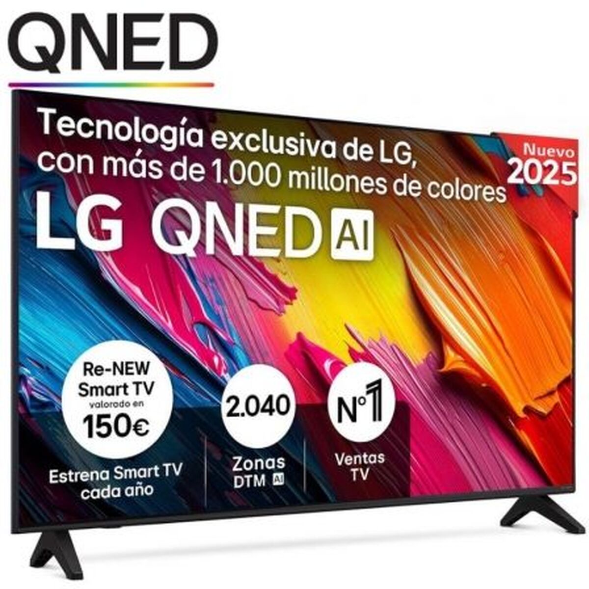 TV intelligente LG 43QNED70A6A.AEU 4K Ultra HD 43" LED HDR QNED