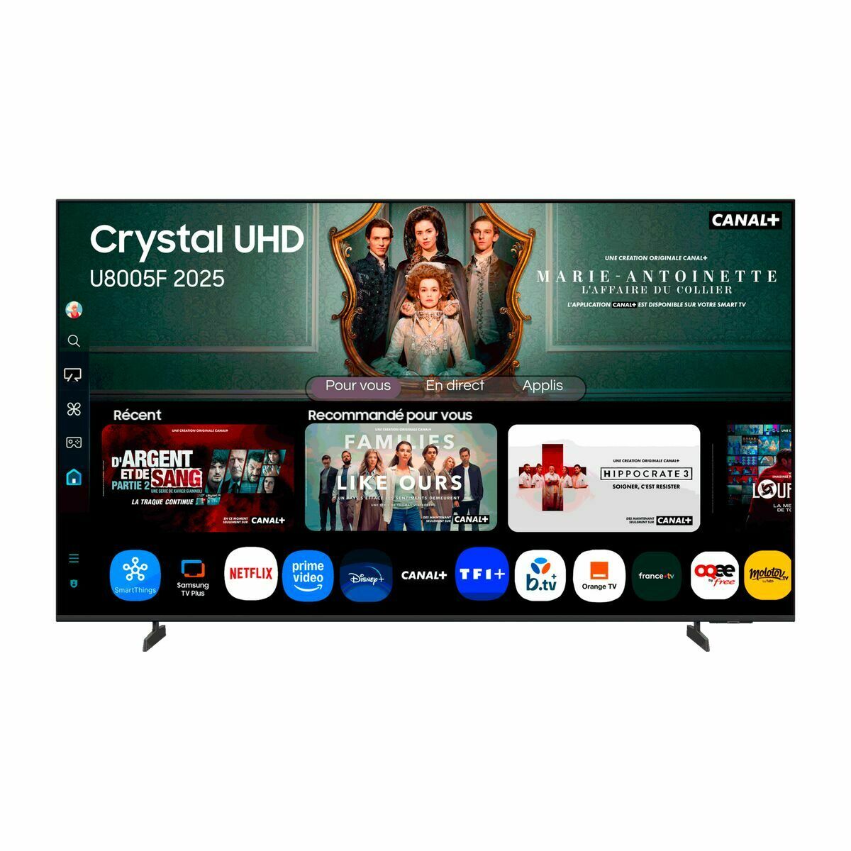 TV intelligente Samsung TU50U8005F 4K Ultra HD LED 50"