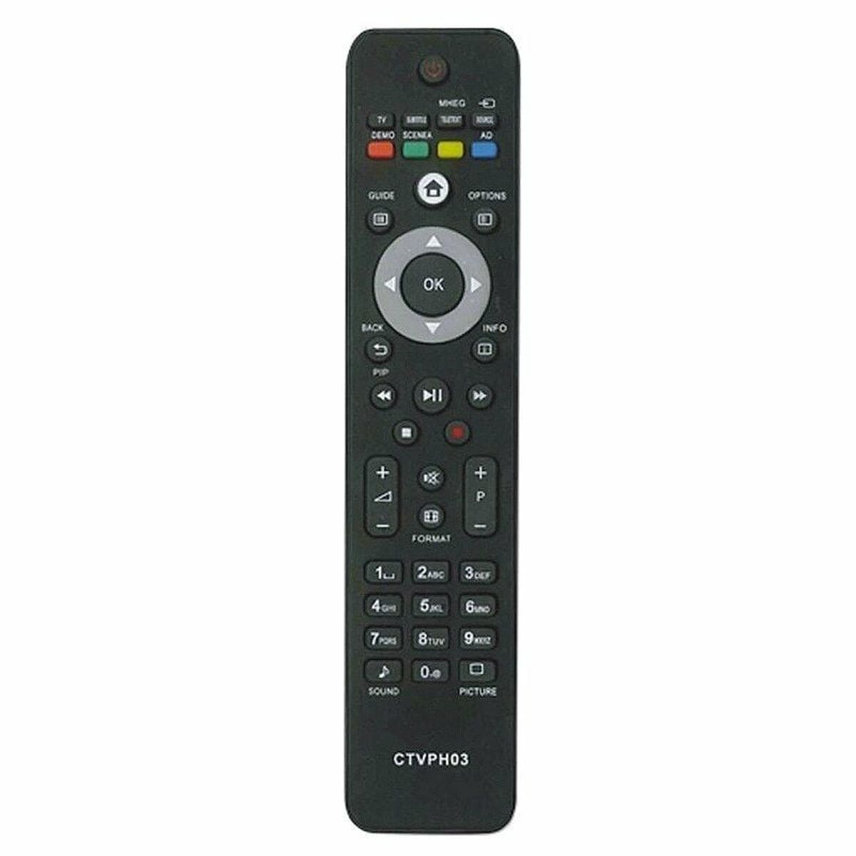Télécommande Universelle 02ACCOEMCTVPH03 Noir