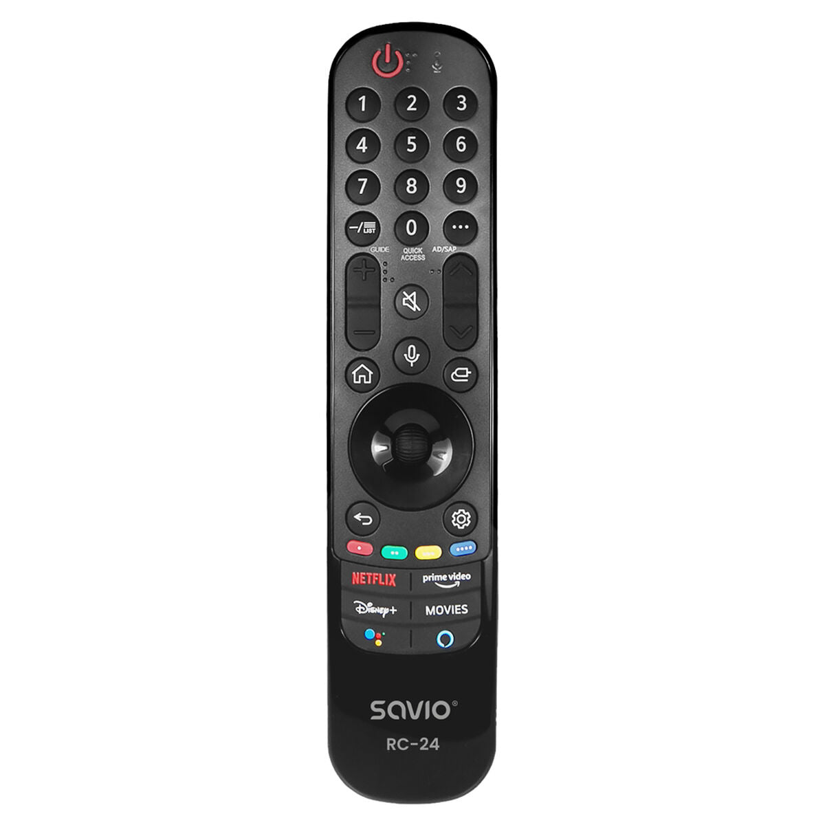 Télécommande Universelle Savio RC-24 Noir