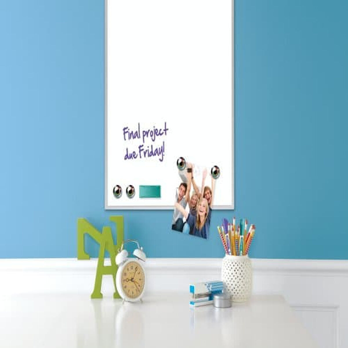 Tableau magnétique Nobo 1903777 Blanc Aluminium 58,5 x 43 cm (Reconditionné B)