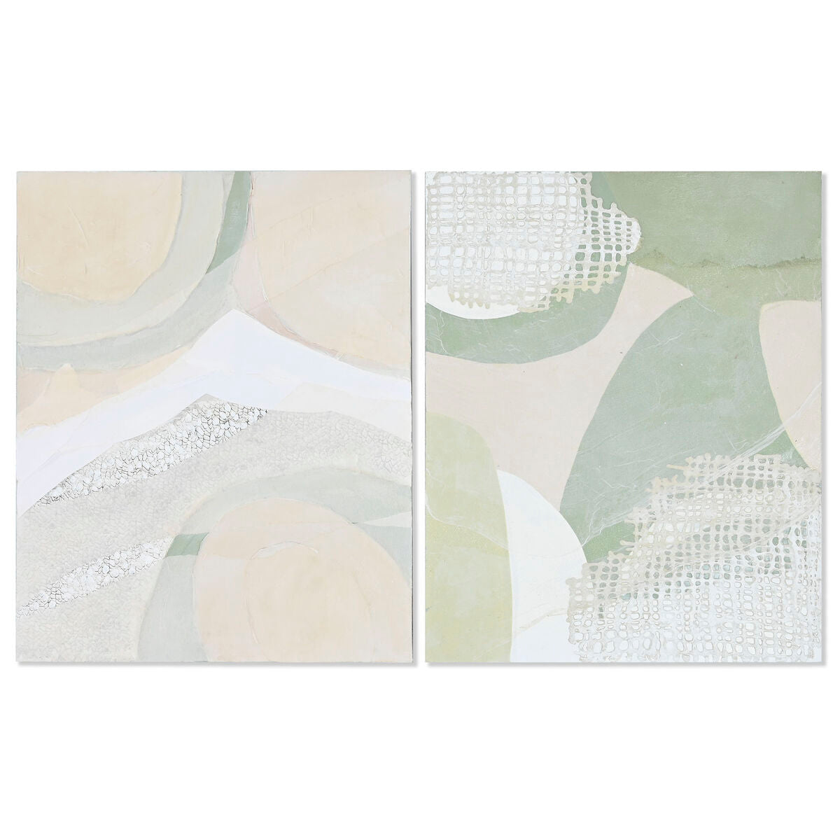 Toile Home ESPRIT Pin Toile 80 x 4 x 100 cm 80 x 3,8 x 100 cm