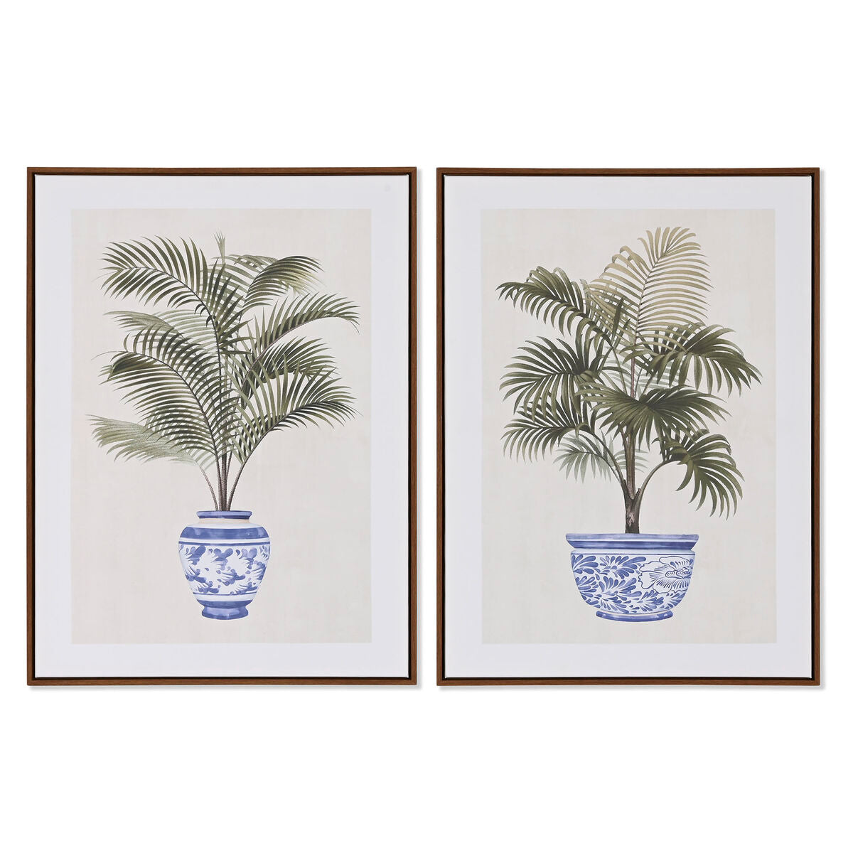 Toile Home ESPRIT polystyrène Toile 60 x 4 x 80 cm
