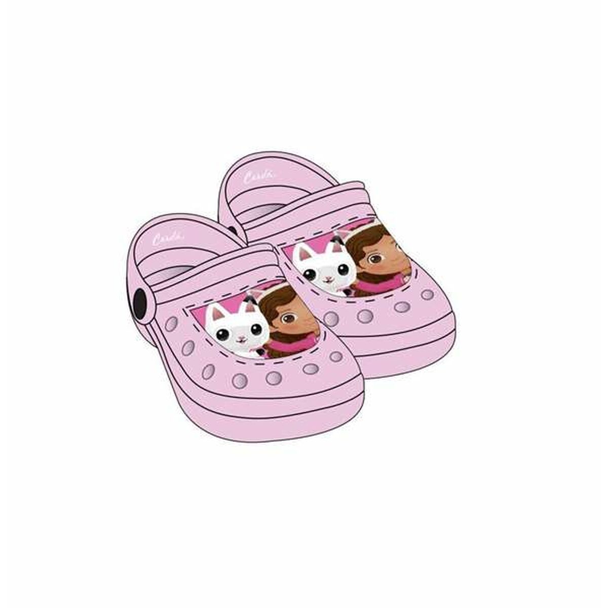 Tongs pour Enfants Gabby's Dollhouse Rose