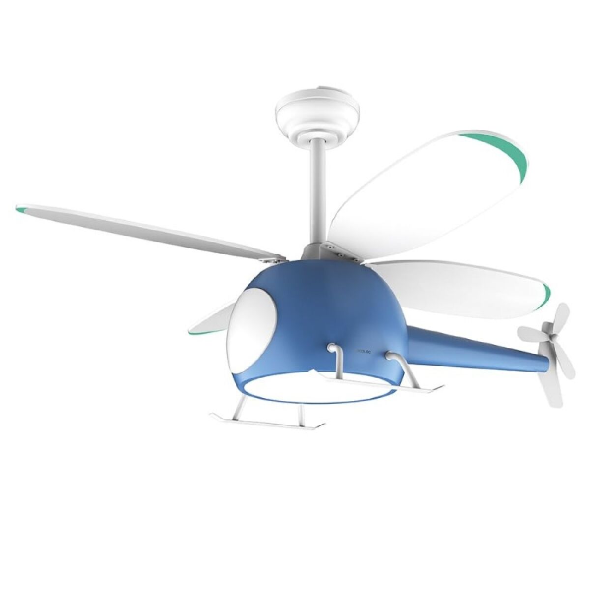 Ventilateur de Plafond avec Lumière Cecotec EnergySilence Aero 4600 Helicopter Bleu 35 W 32 W Hélicoptère