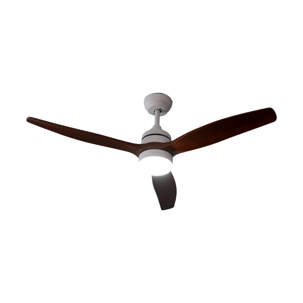 Ventilateur de Plafond avec Lumière Cecotec EnergySilence Aero 5230 18 W 40 W Blanc Noir Bois (3000-6500 K)