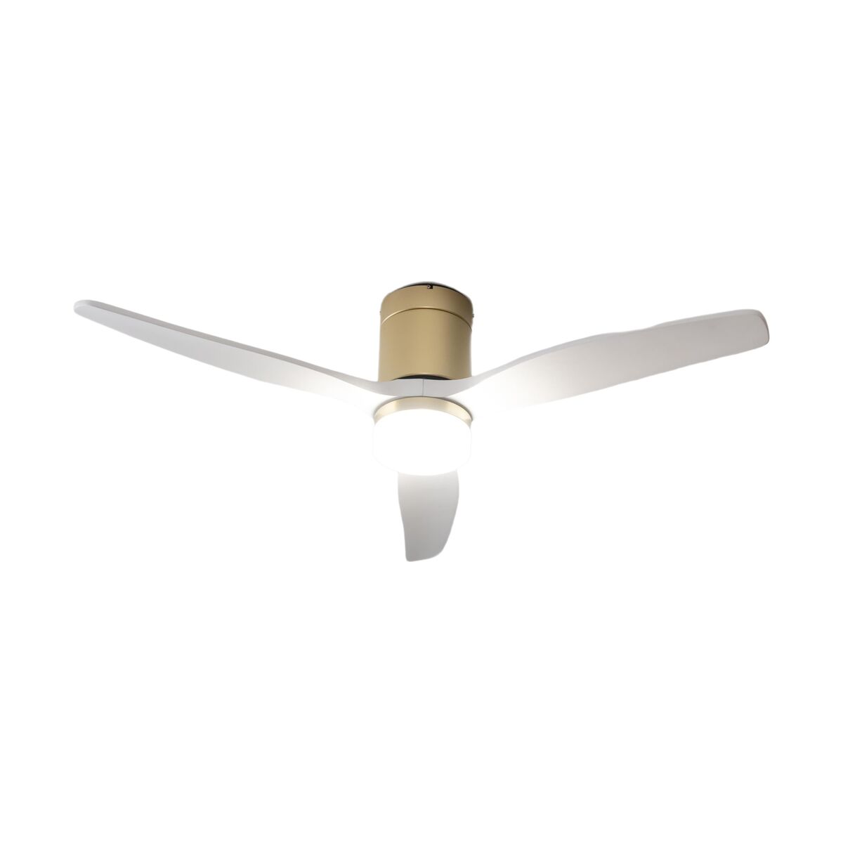 Ventilateur de Plafond avec Lumière Cecotec EnergySilence Aero 5600 18 W Blanc Doré 1000 Lm