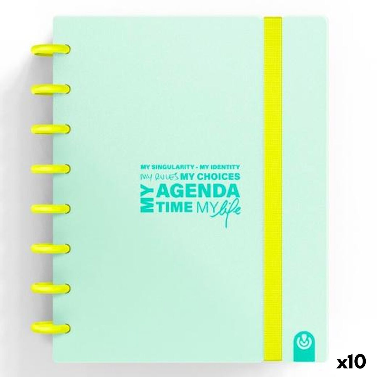 Agenda Carchivo My Agenda Time My Lfe Menthe A5 (10 Unités)