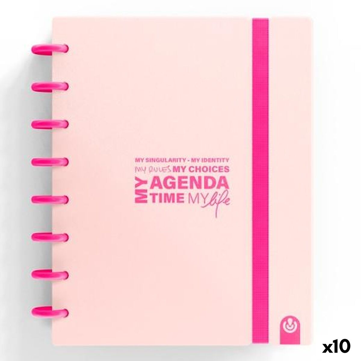 Agenda Carchivo My Agenda Time My Lfe Rose A5 (10 Unités)