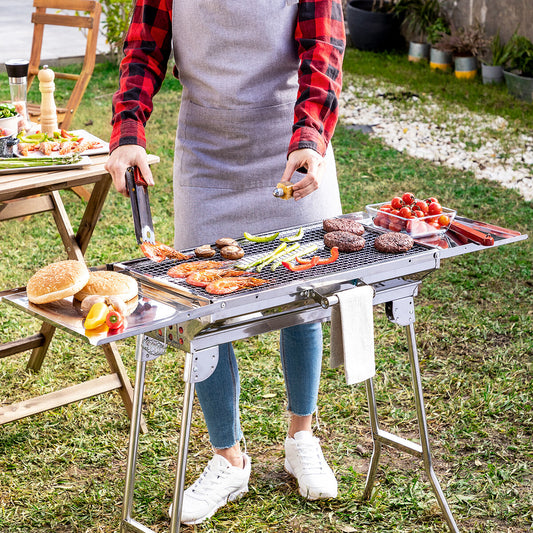 Barbecue au Charbon de Bois Pliable ExelQ InnovaGoods