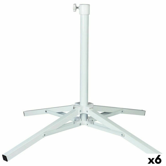 Base pour Parapluie Aktive Blanc — Lot de 6