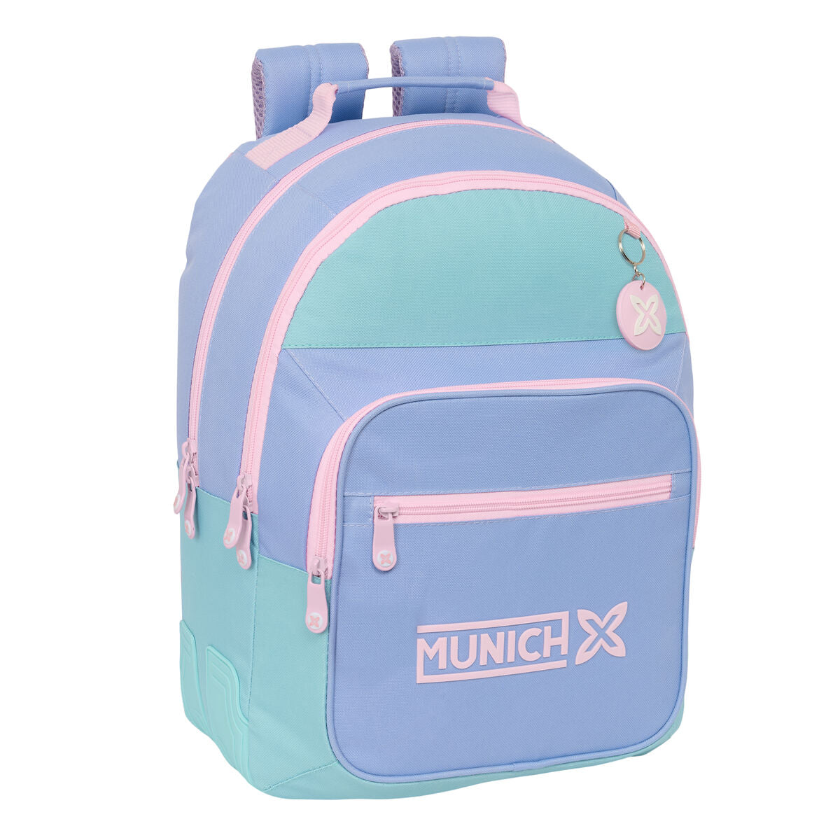 Cartable Munich Mellow Bleu Rose