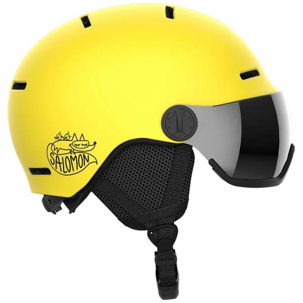 Casque de Ski Salomon Enfant Jaune 49-53 cm