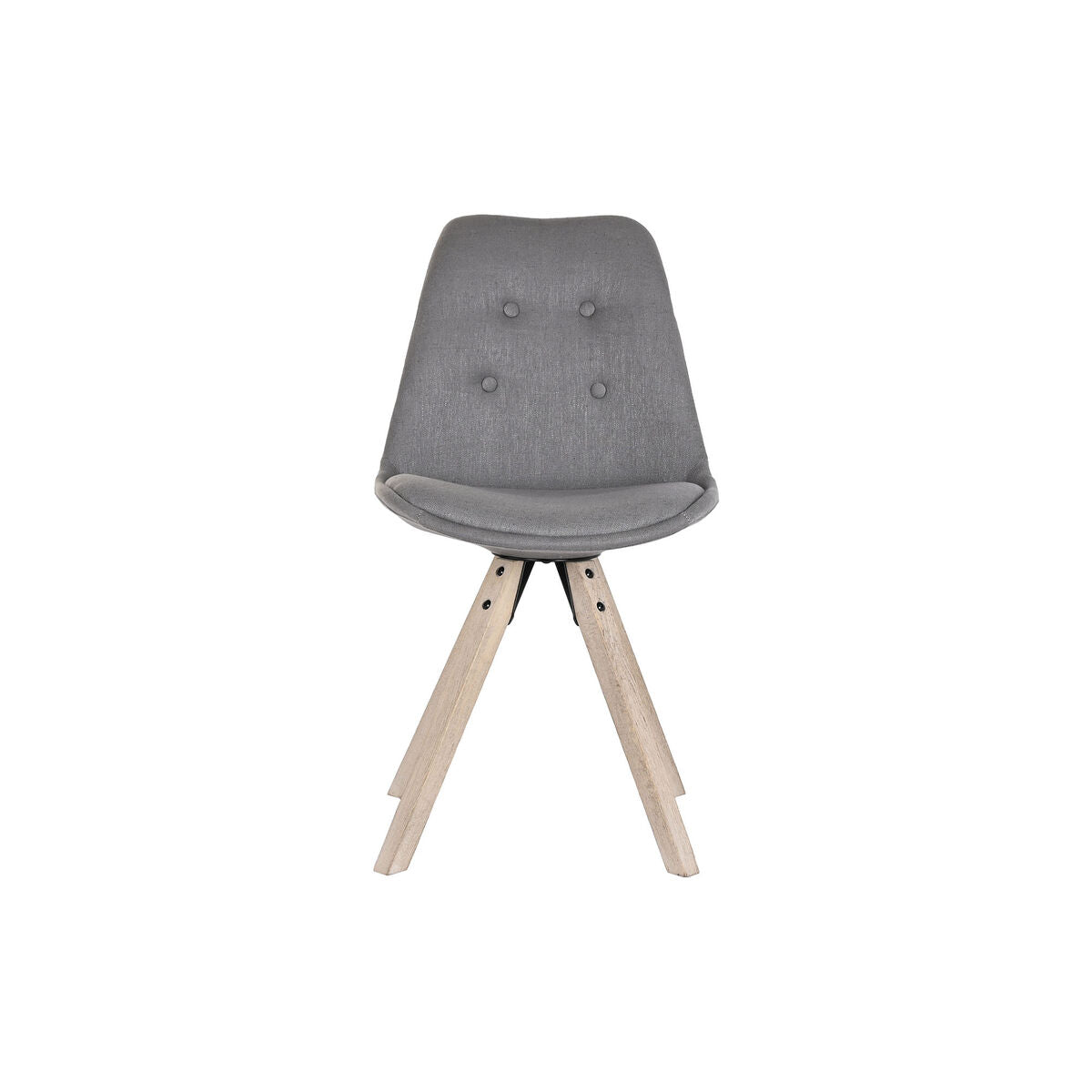 Chaise de Salle à Manger DKD Home Decor Gris (Reconditionné A)