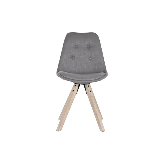 Chaise de Salle à Manger DKD Home Decor Gris (Reconditionné A)