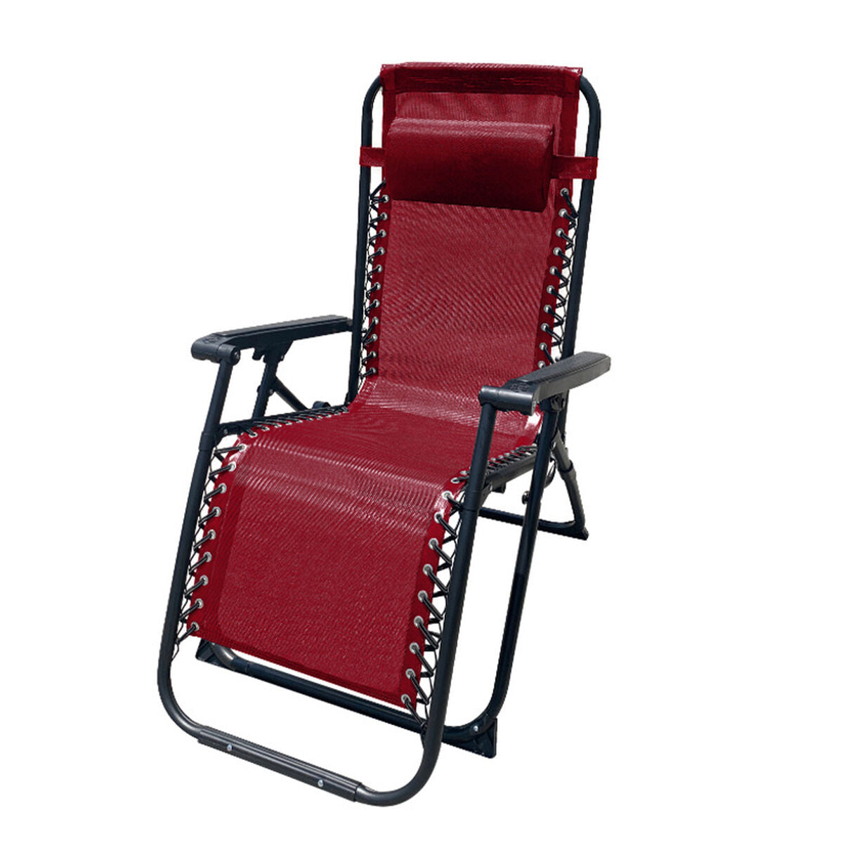 Chaise Longue Pliable Marbueno Bordeaux