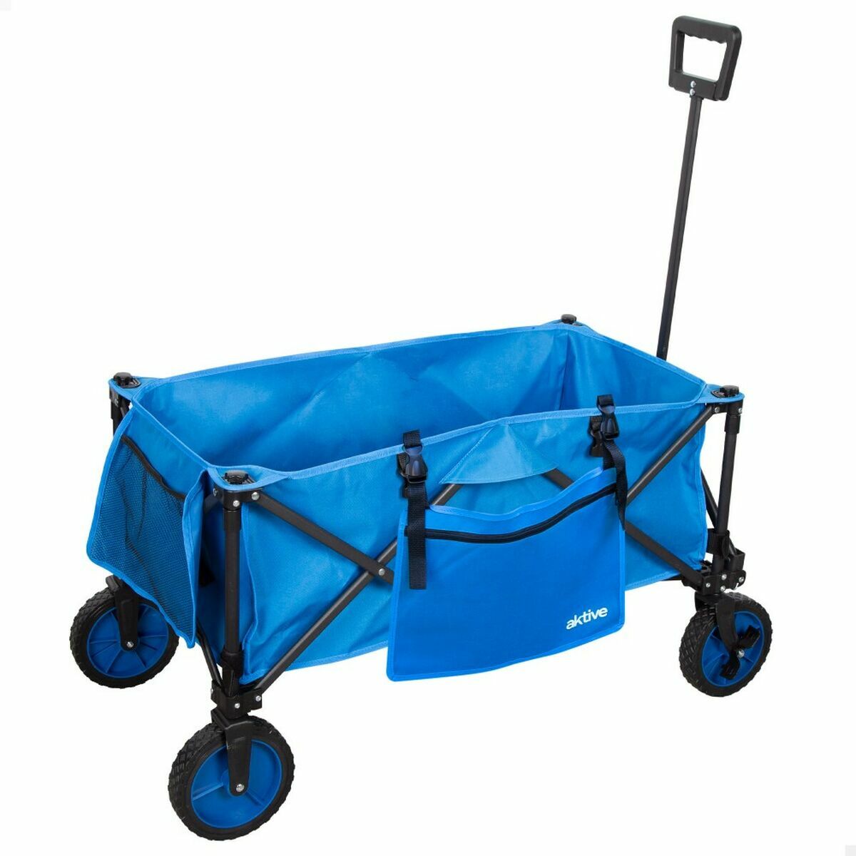 Chariot Multi-usages Aktive Bleu Noir 88 x 47 x 53 cm Pliable