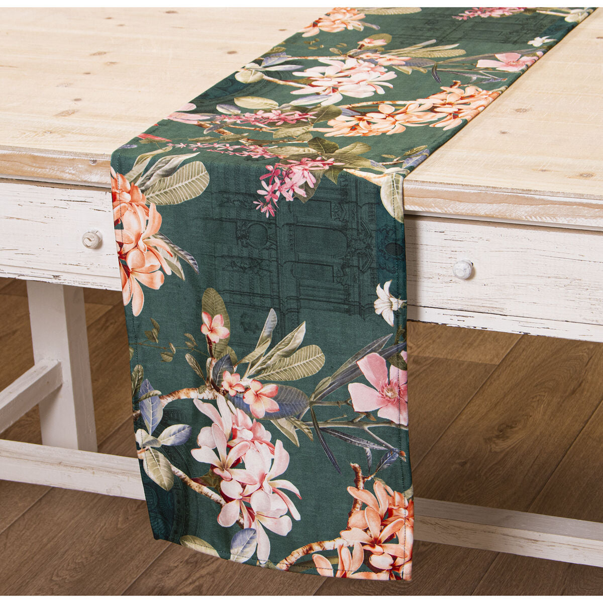Chemin de Table Alexandra House Living — Textile Multicolore 33 x 180 cm