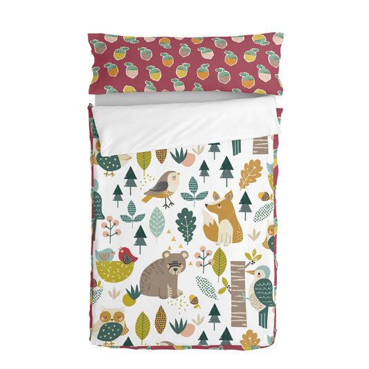 Couette Rembourrée HappyFriday Moshi Moshi — Motif Harvestwood Multicolore