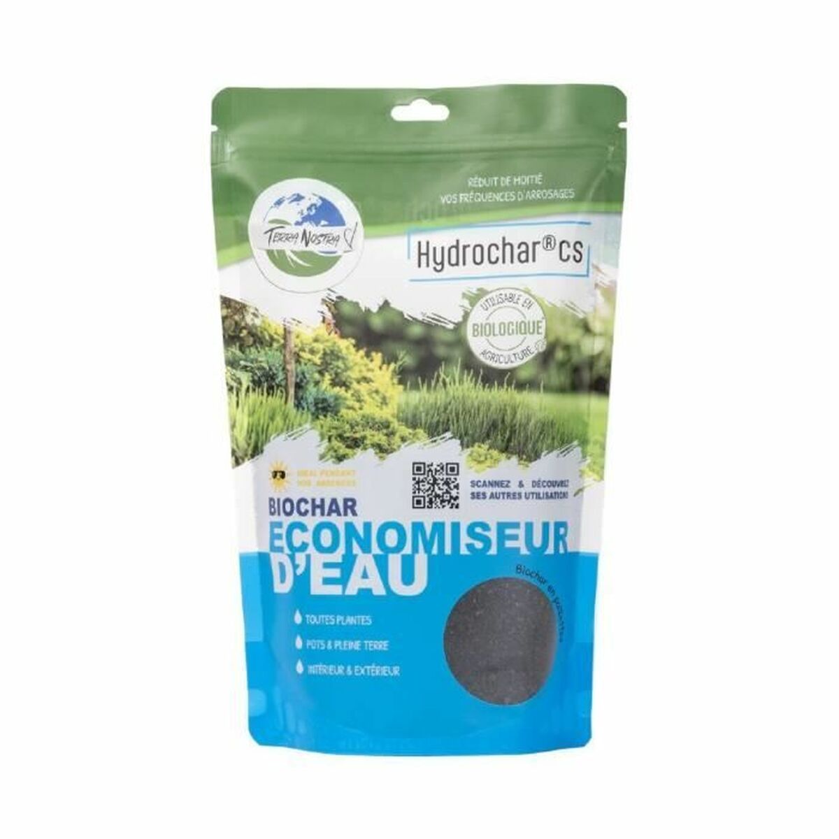 Engrais pour Plantes TERRA NOSTRA Hydrochar CS Universel 400 g