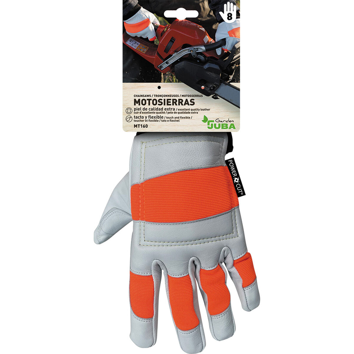 Gants de travail JUBA Class 1 Anti-coupure Scie à chaîne