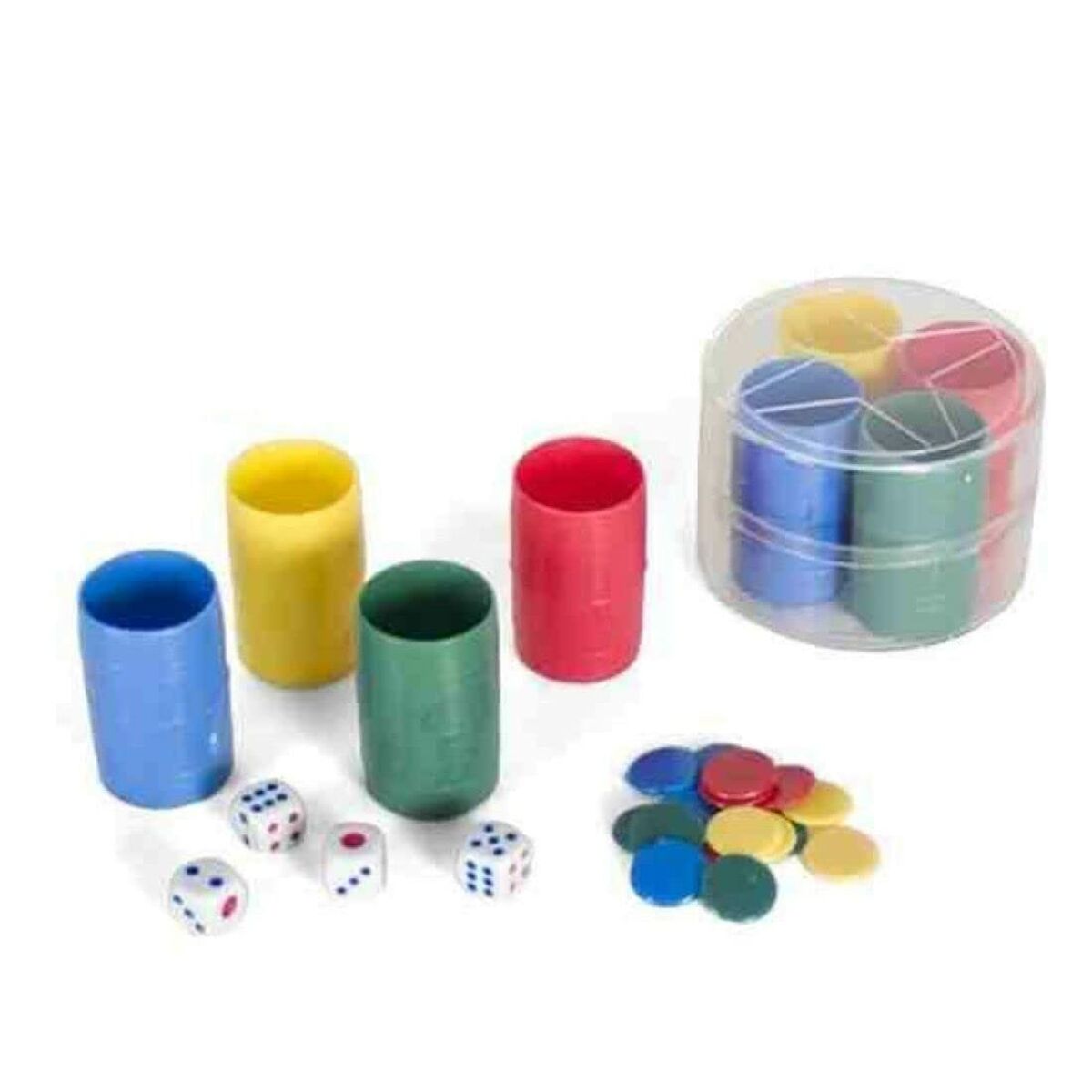 Gobelet avec pièce de etit chevaux Gerimport (4 Unités)