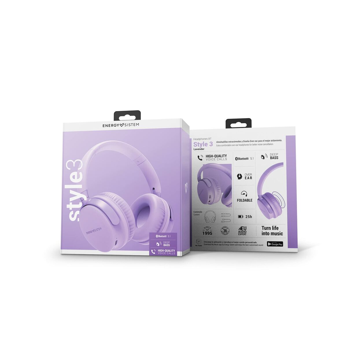 Casque Bluetooth à Bandeau Energy Sistem Style 3 — Confort Léger au Quotidien