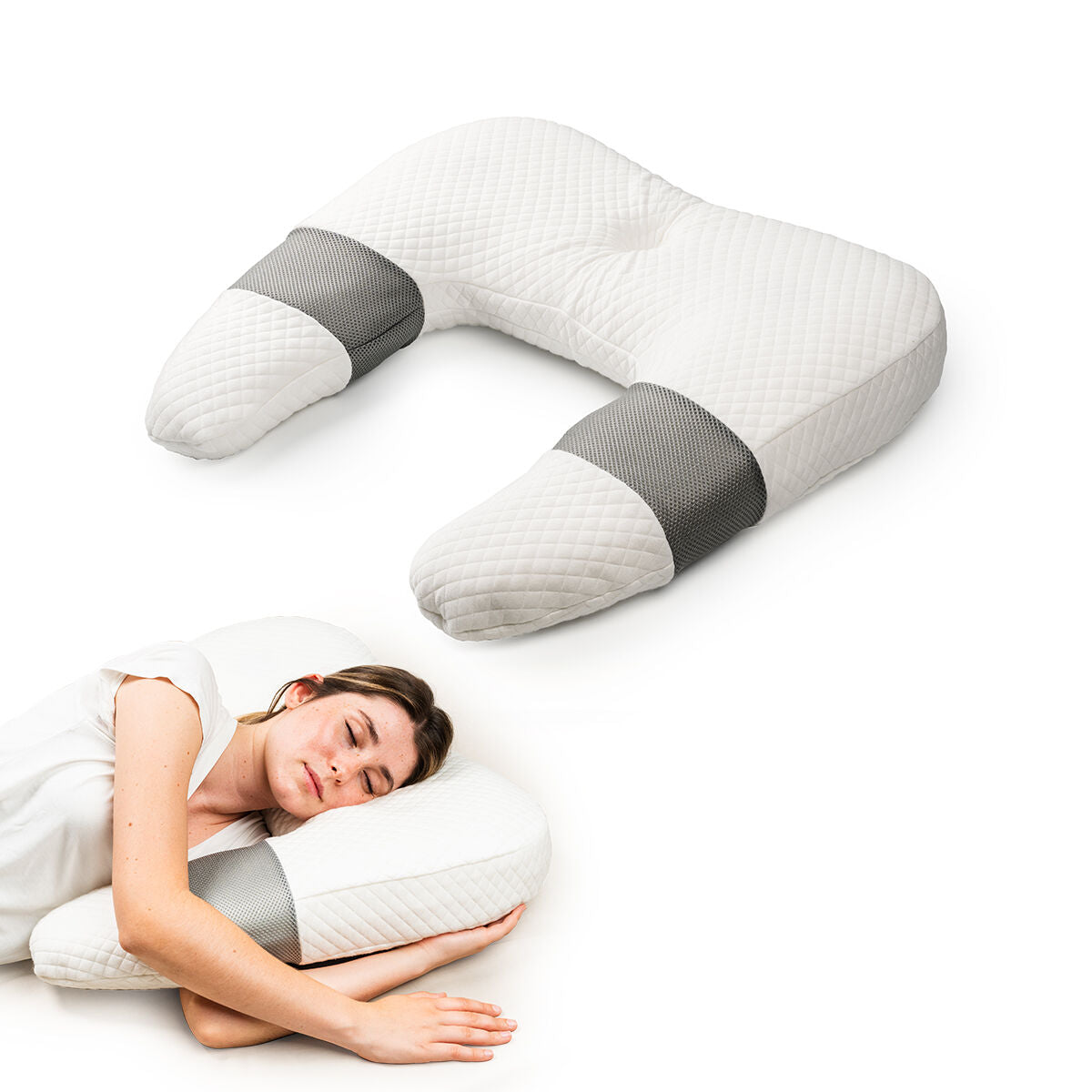 Oreiller Ergonomique Multifonctions Ullow InnovaGoods — Confort Cervical