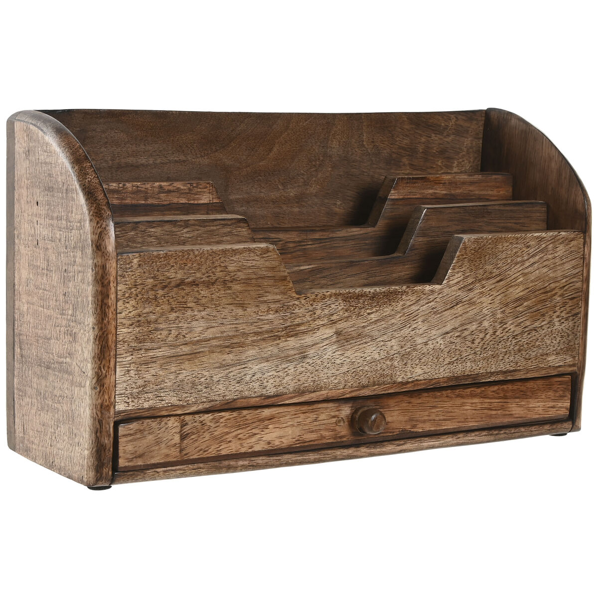 Organisateur Home ESPRIT Marron Bois de manguier 30 x 11 x 17 cm