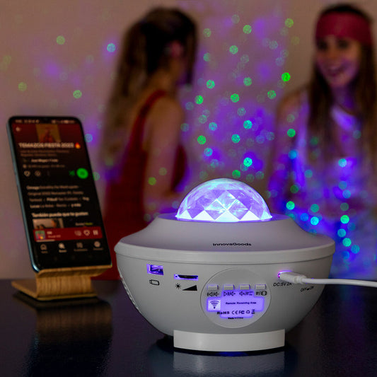 Projecteur d'Étoiles LED avec Haut-Parleur Sedlay InnovaGoods