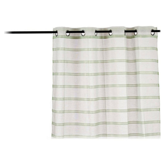 Rideau Gift Decor Vert 140 x 260 cm Visillo Rayures