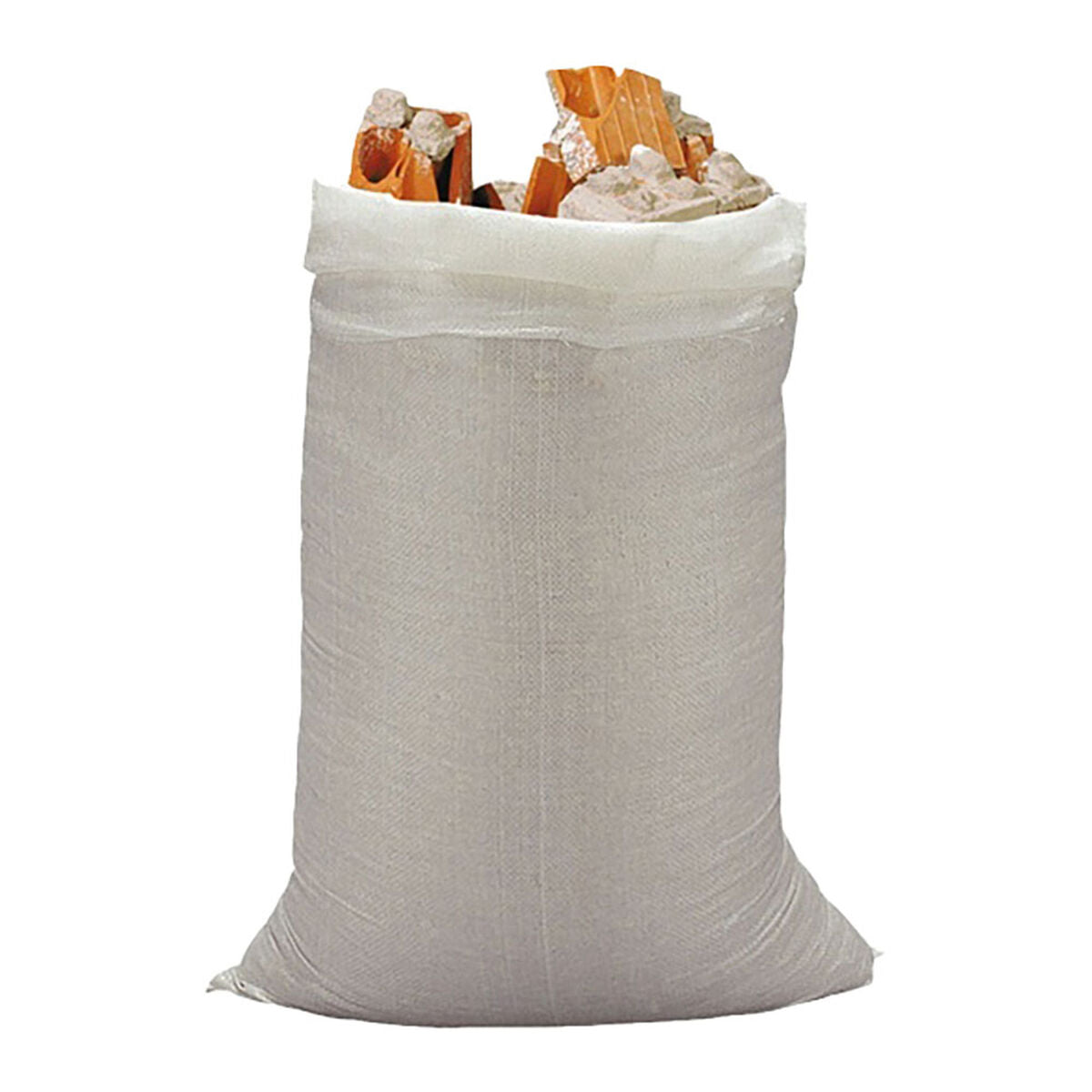 Sac à Gravats Seimark Blanc Raphia 60 x 100 cm (10 Unités)