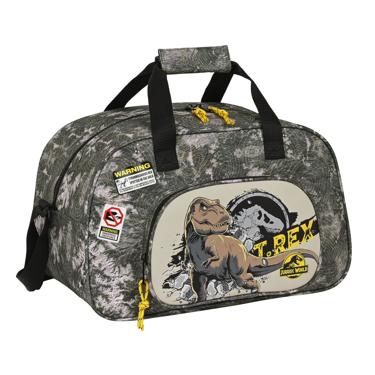 Sac de Sport Jurassic World Gris 40 x 24 x 23 cm
