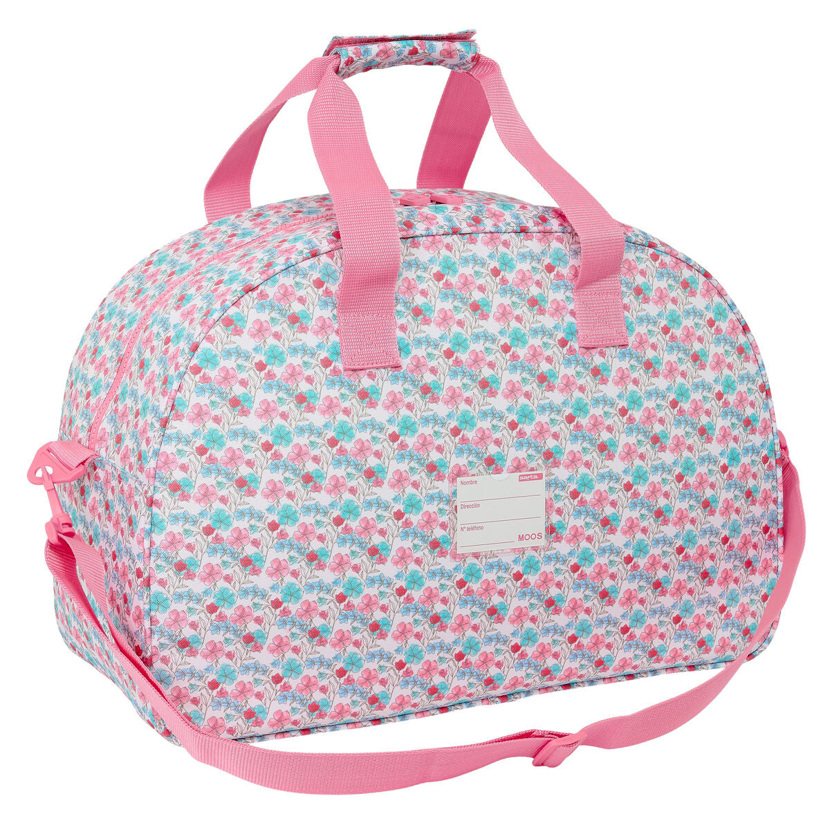 Sac de Sport Moos Flores Multicouleur 48 x 33 x 21 cm