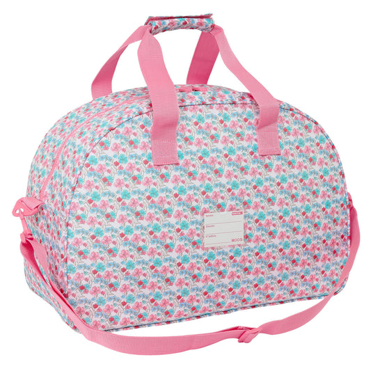 Sac de Sport Moos Flores Multicouleur 48 x 33 x 21 cm