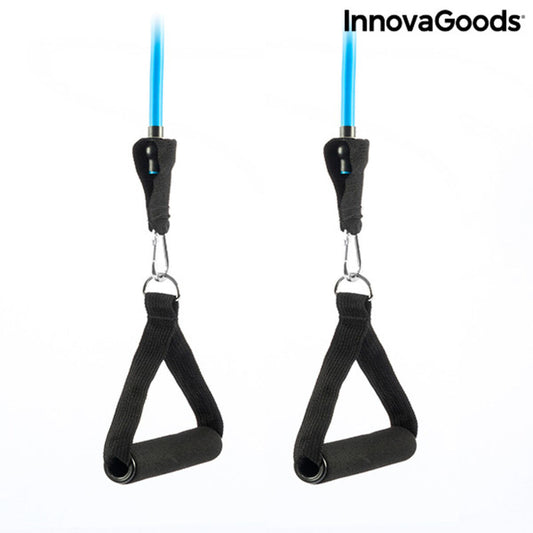 Set de Bandes de Résistance avec Accessoires et Guide d'Entraînement Rebainer InnovaGoods Latex